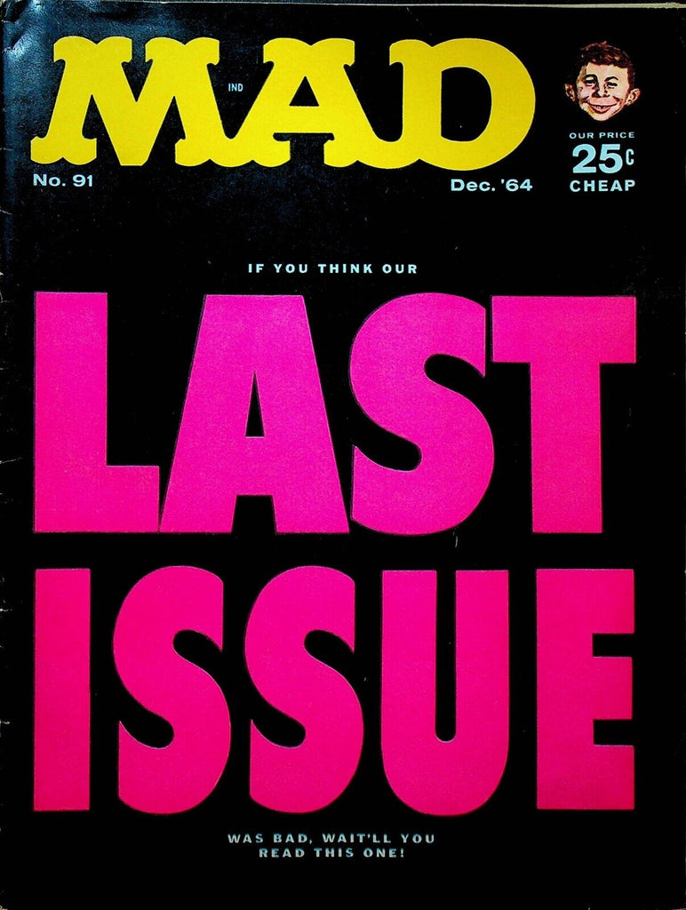Mad Magazine 91 December 1964 Summer Olympics Dave Berg Spy vs Spy