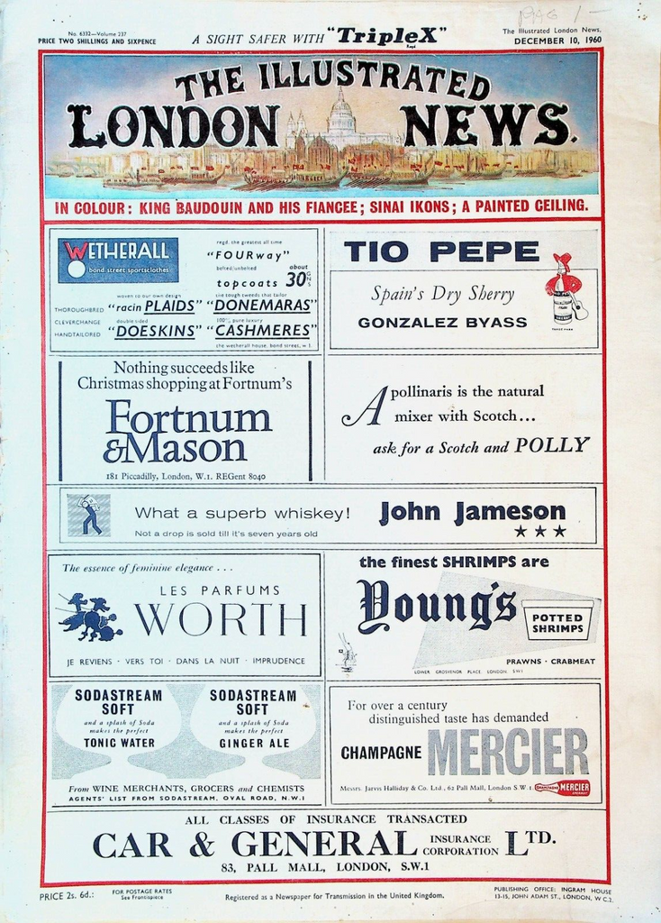 Illustrated London News December 10 1960 Cranford House School Liz Taylor