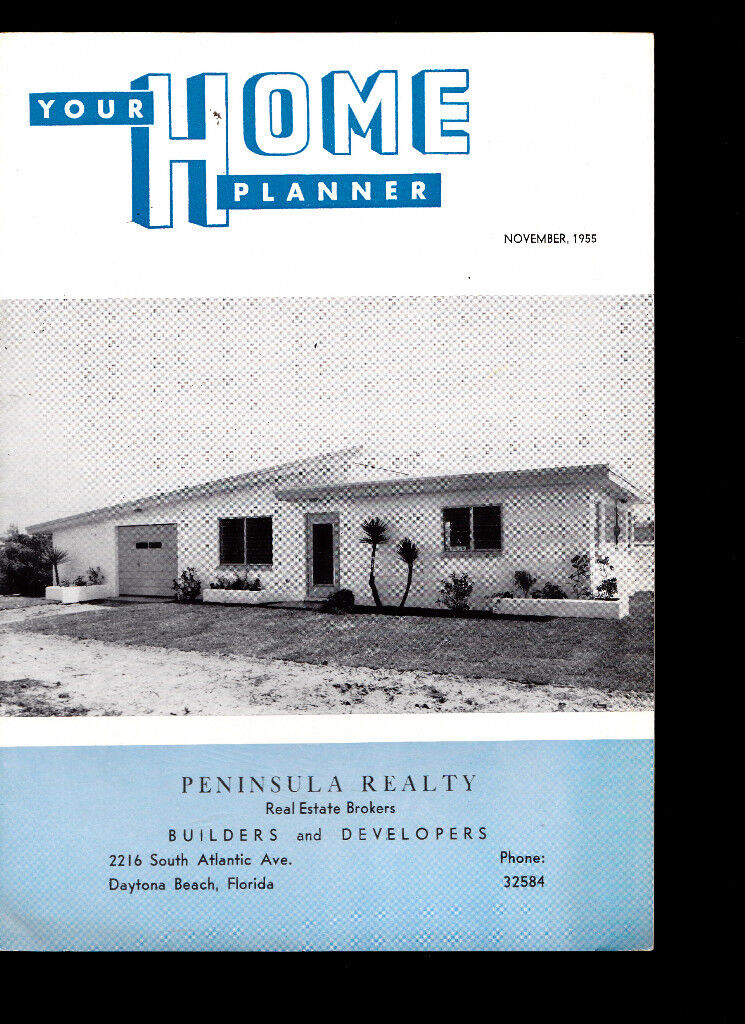 Your Home Planner Magazine- 2 issues 1955 Home Ideas