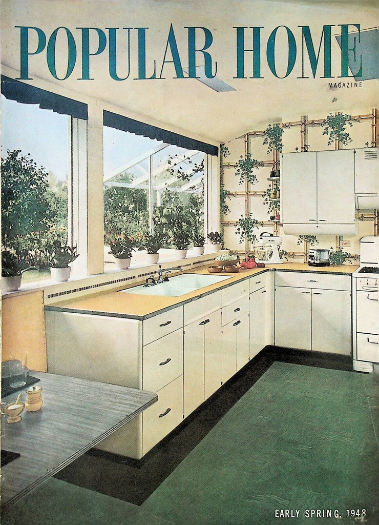 Popular Home Magazine Early Spring 1948 Porter Lumber Morenci Michigan
