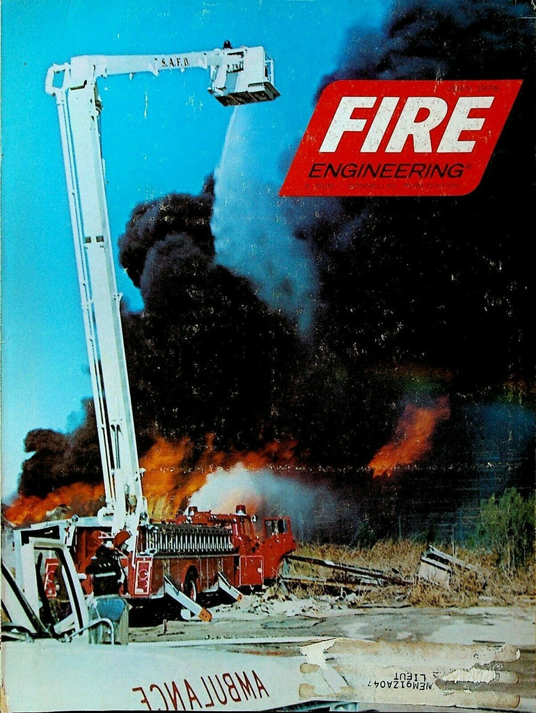 Fire Engineering Magazine July 1975 Los Angeles Pier Fire San Antonio Fire