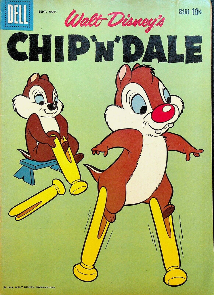 Chip n Dale 19 1959 Dell Comics Clothespin Walt Disney
