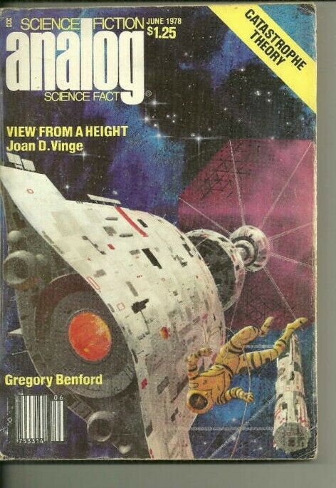 Analog Magazine June 1978 Joan D Vinge Gregory Benford Science Fiction