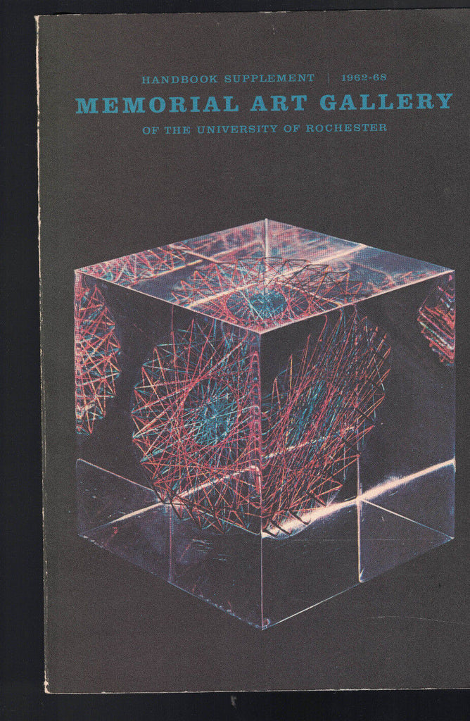 Memorial Art Gallery University of Rochester NY 1962-63 Acquisitions Handbook