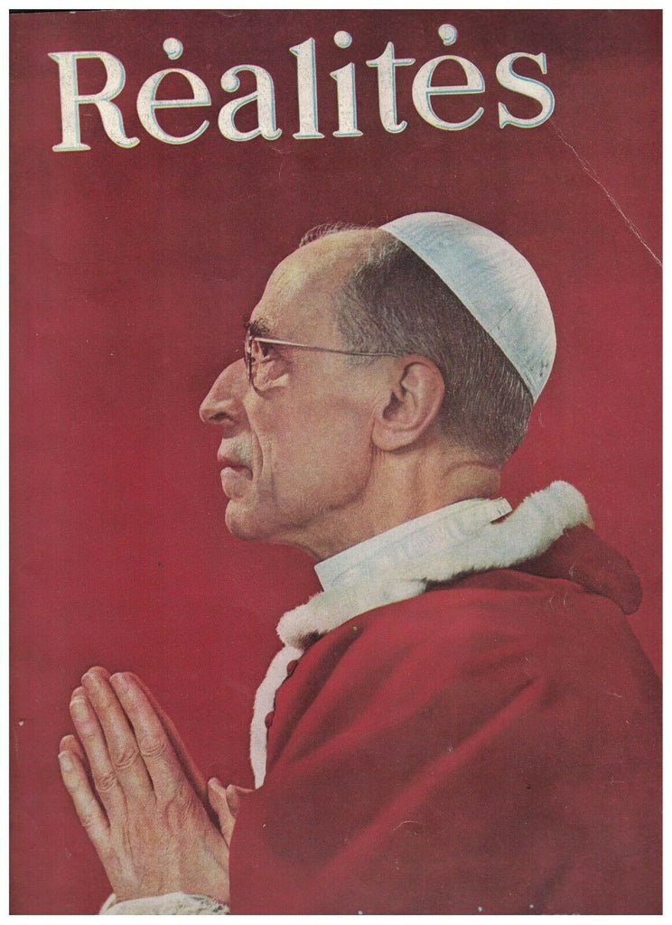 Realites Magazine May 1950 Tulips in Holland Pope Pius XII Jules Romains