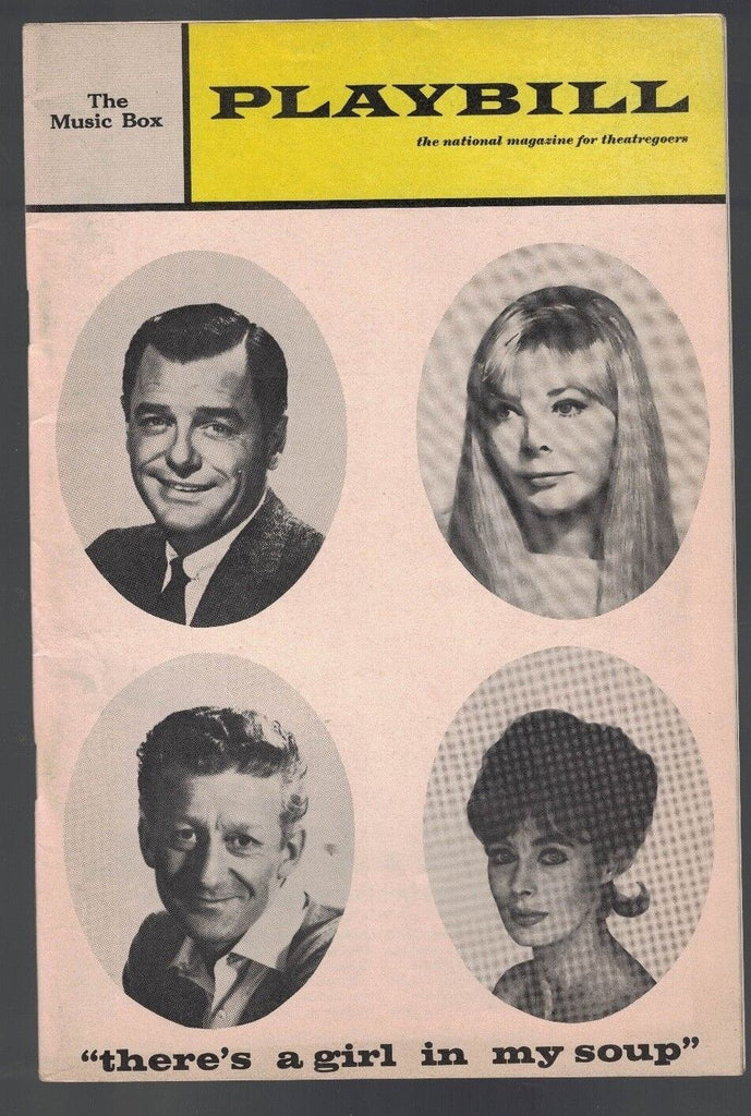 There's a Girl in My Soup Playbill March 1968 Gig Young Rita Gam Barbara Ferris
