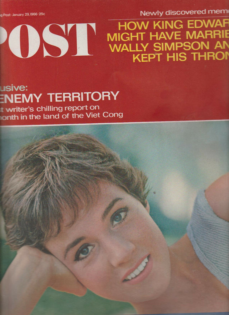 Saturday Evening Post January 29 1966 Julie Andrews Viet Cong Vietnam