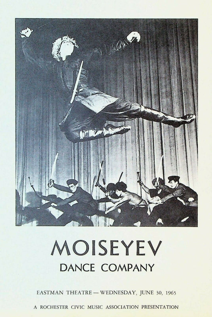 Moiseyev Dance Company Program June 30 1965 Rochester NY