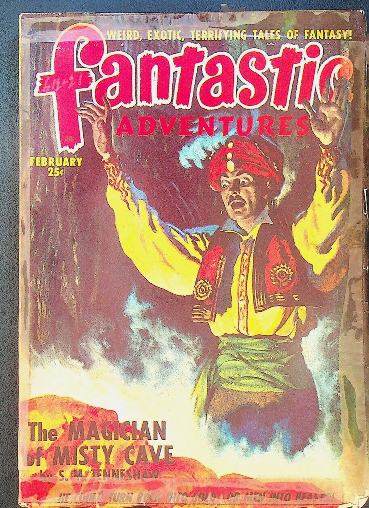 Fantastic Adventures Pulp February 1949 SM Tenneshaw RK Dirt Edgar Polk