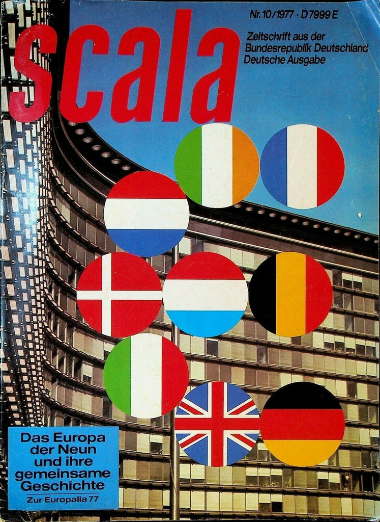 Scala Magazine October 1977 Albert Einstein Max Weber Alfred Nobel