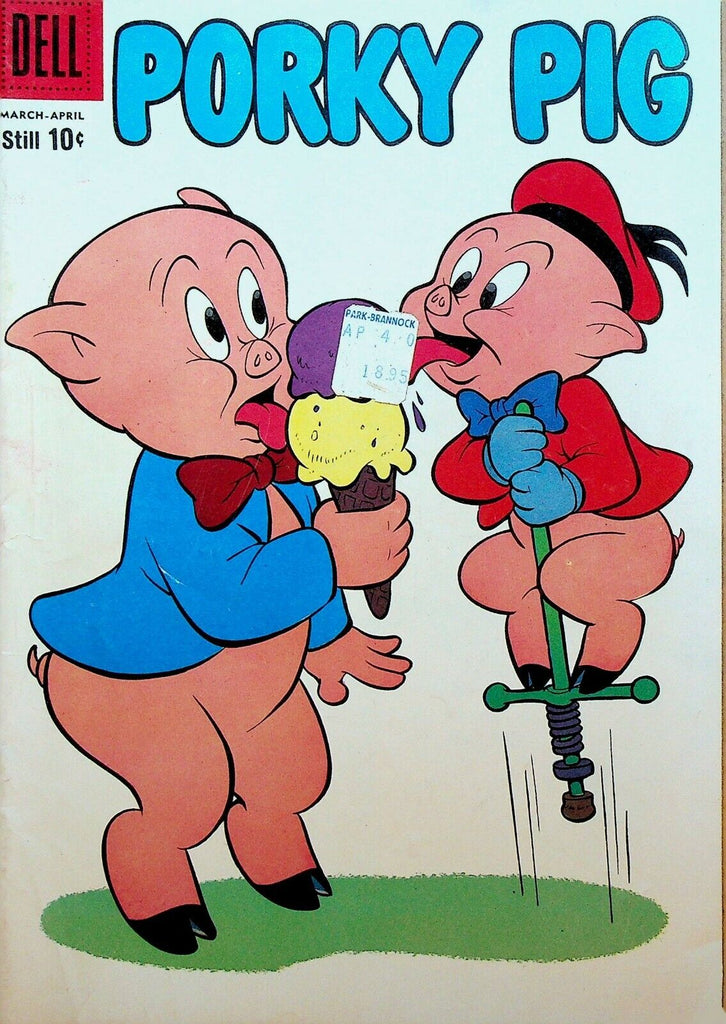 Porky Pig 69 Dell Comics 1960 Pogo Stick Ice Cream Cone