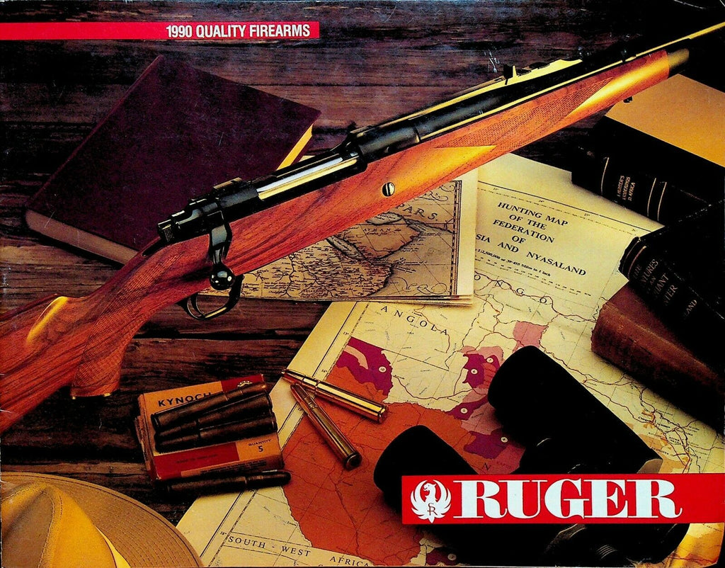 Ruger Quality Firearms Catalog 1990 Rifles Shotguns Handguns Pistols Revolvers