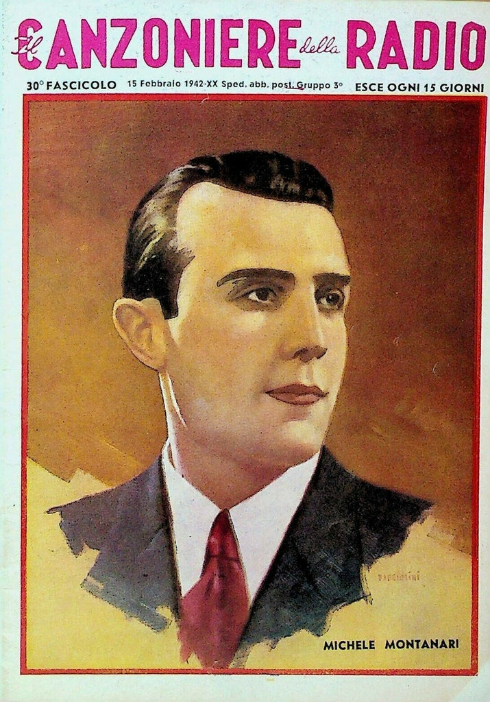 Canzoniere della Radio Magazine February 15 1942 Michele Montanari