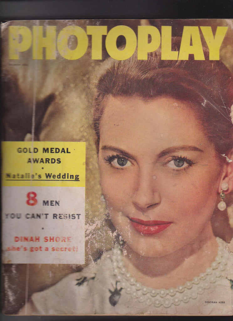 Photoplay Magazine March 1958 Dinah Shore Natalie Wood Deborah Kerr Elvis