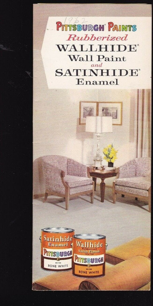 Pittsburgh Paints Rubberized Wallhide Wall Paint & Satinhide Enamel Brochure