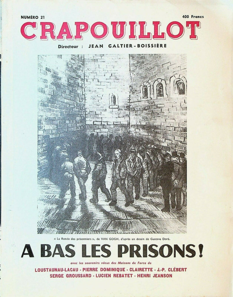 Crapouillot Magazine 21 History of Prisons of Paris France
