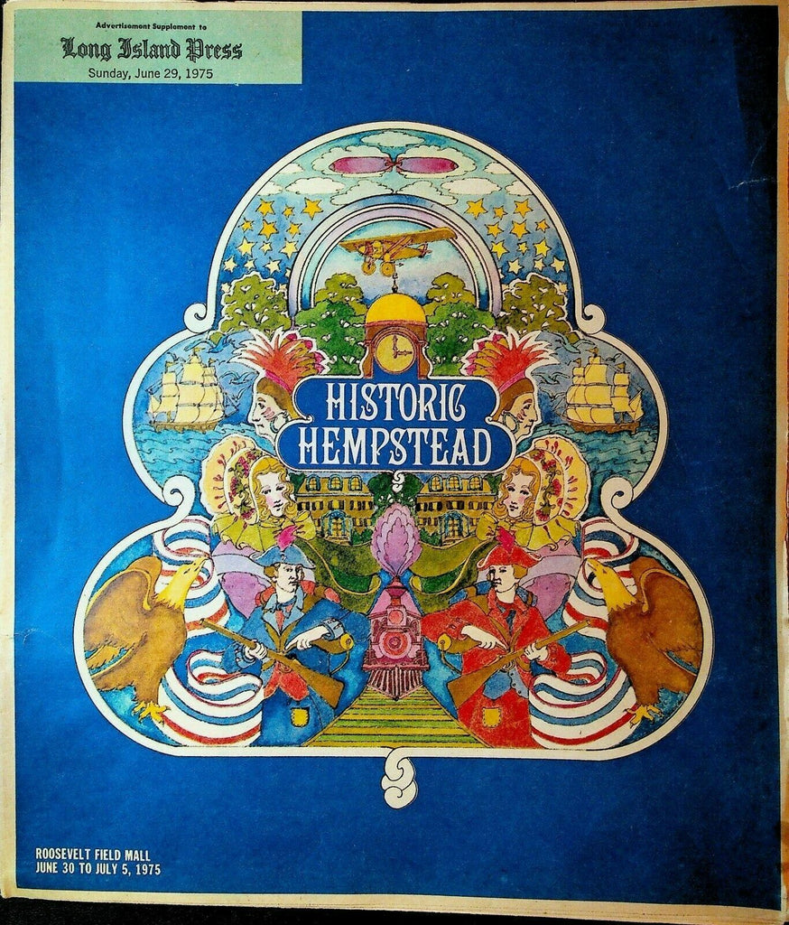 Historic Hempstead Long Island Press NY Advertising Supplement June 29 1975