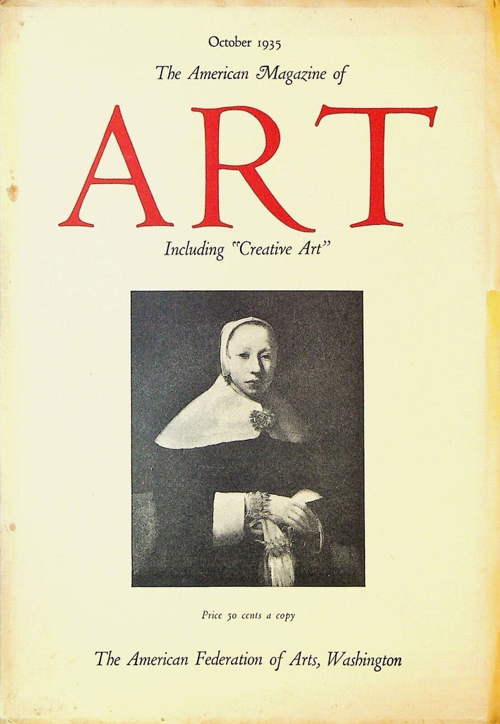 American Magazine of Art October 1935 John Marin Jan Vermeer