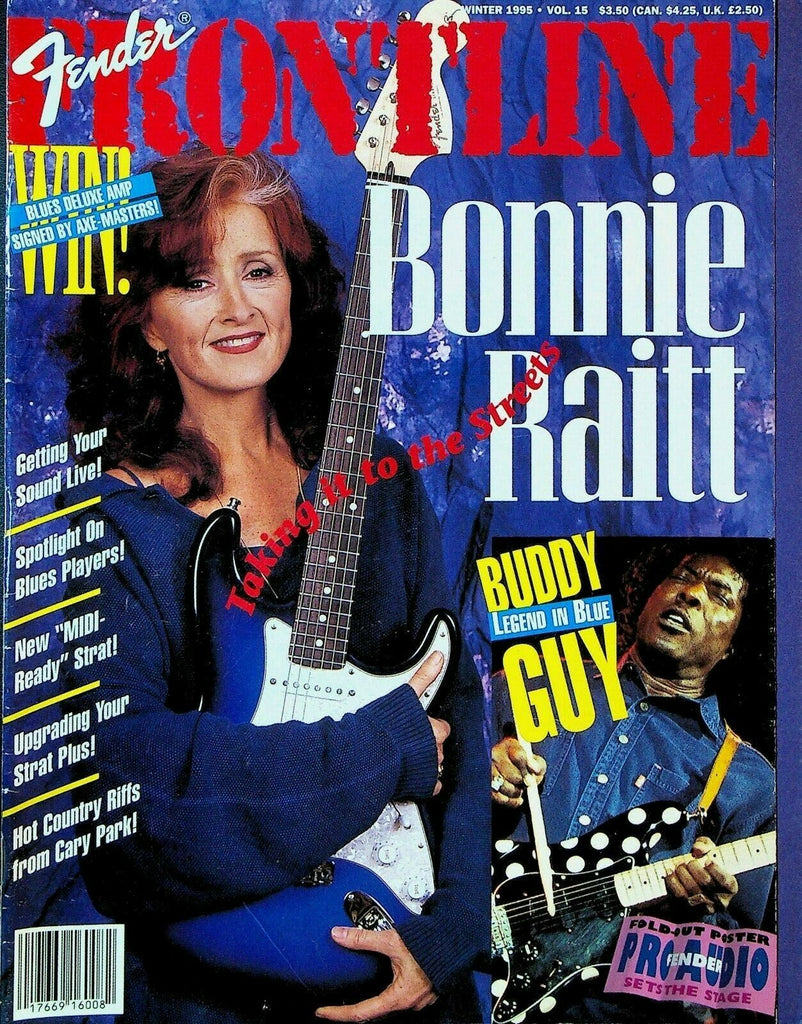 Fender Guitar Frontline Magazine #15 Winter 1995 Bonnie Raitt Buddy Guy