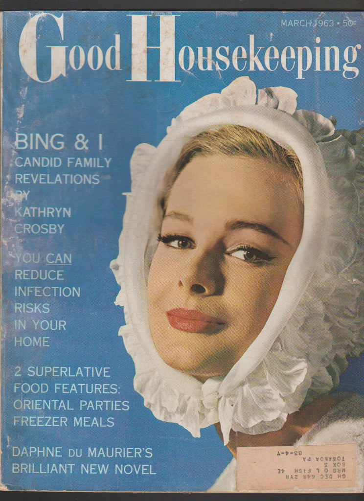 Good Housekeeping March 1963 Bing Crosby Daphne du Maruier