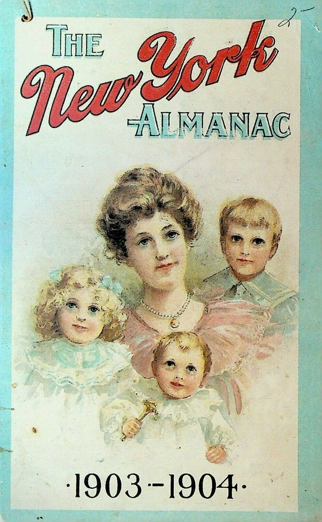 The New York Almanac 1903 1904 Castoria Medicine Abel Wing Butler Center NY