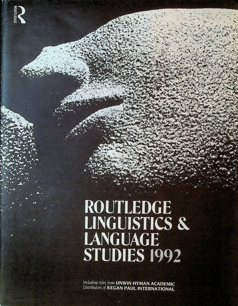Routledge Linguistics & Language Studies 1992 Catalog Books