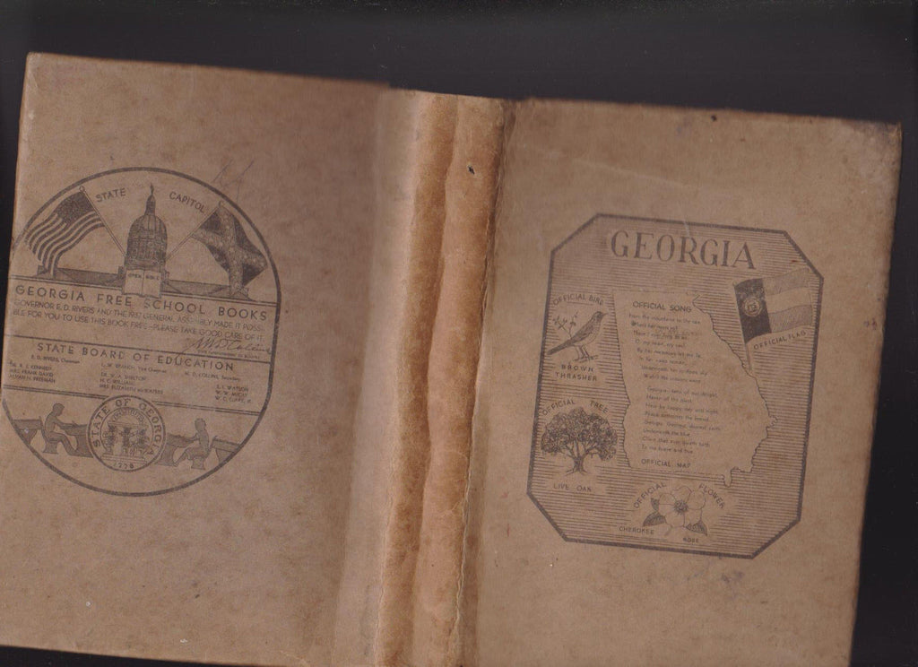 Georgia Vintage Book Cover State Board of Education 1937