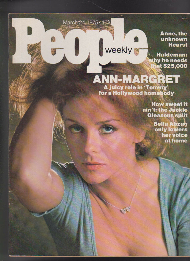 People Magazine Ann-Margret Anne Hearst Bella Abzug March 24 1975  Free S/H