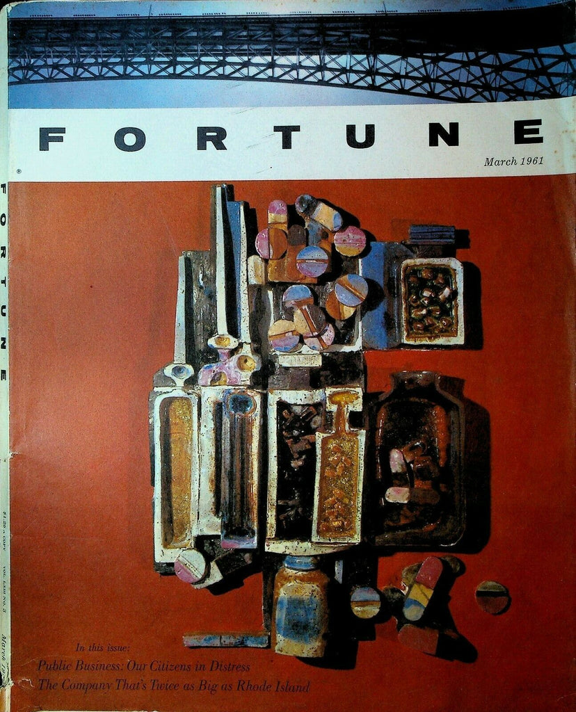 Fortune Magazine March 1961 Borden Glen Canyon Dam Colorado Kern County Land Co