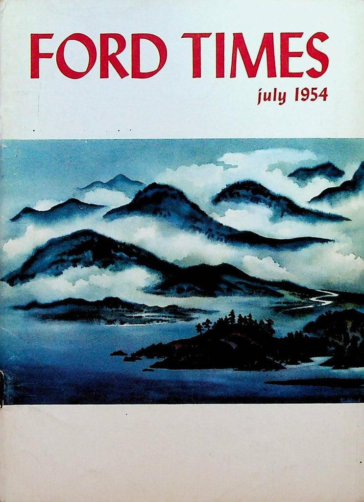 Ford Times Magazine July 1954 Allerton Park Rockland Lobster Festival Saltair