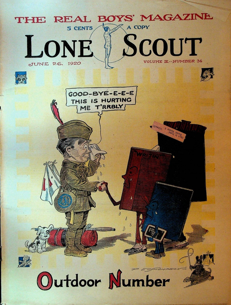 Lone Scout Magazine June 26 1920 Scouting African Safari WD Boyce