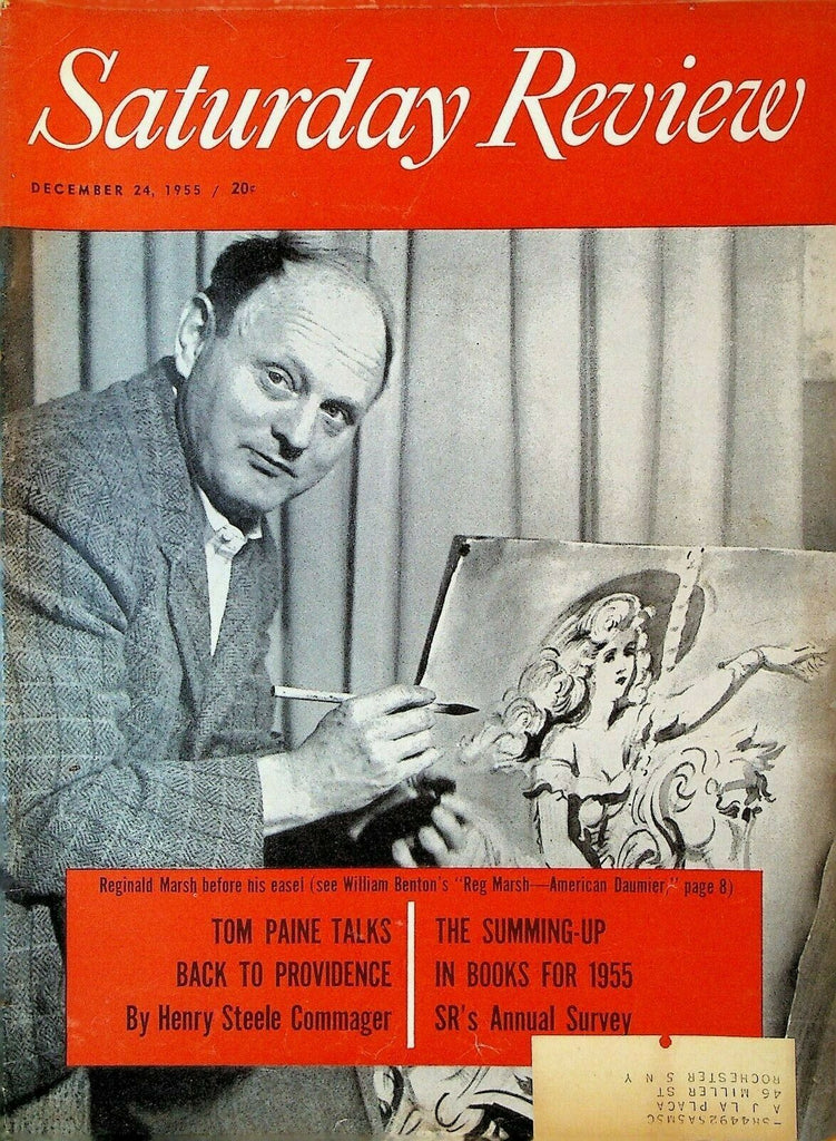 Saturday Review December 24 1955 Reginald Marsh Thomas Paine