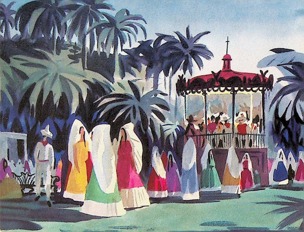Posadas Series Hallmark Greeting Card Mary Blair Walt Disney Band Concert Mexico