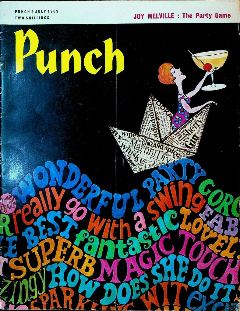 Punch Magazine July 9 1969 Levi Eshkol Joy Melville Alan Coren