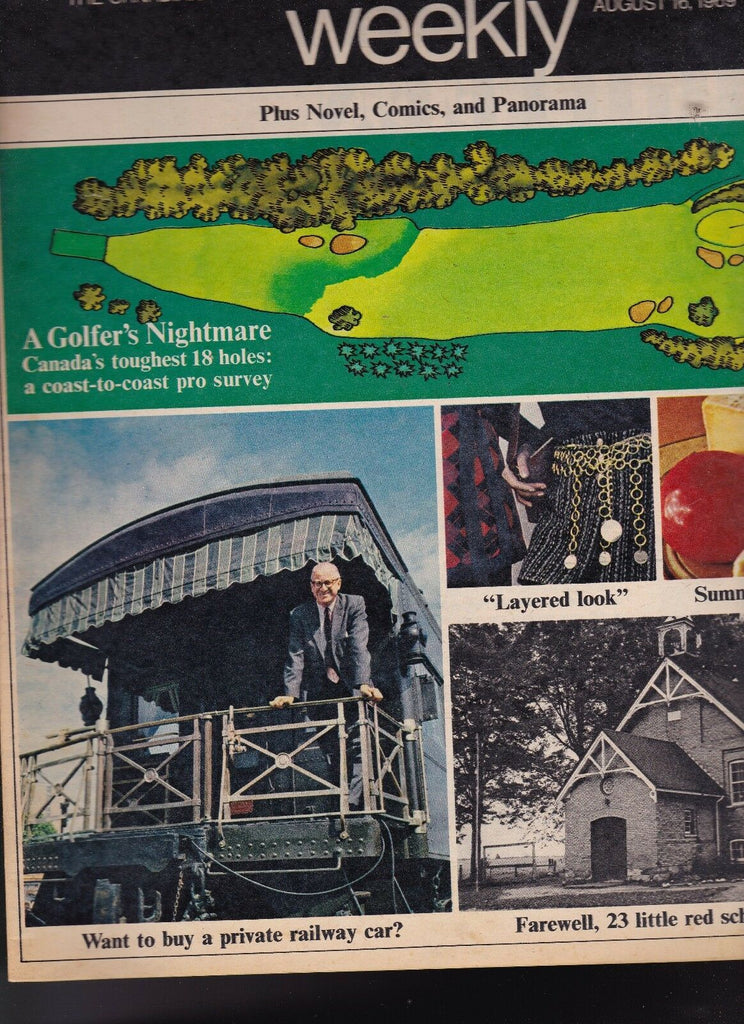 Star Weekly Golf Private Railway Cars  August 16 1969