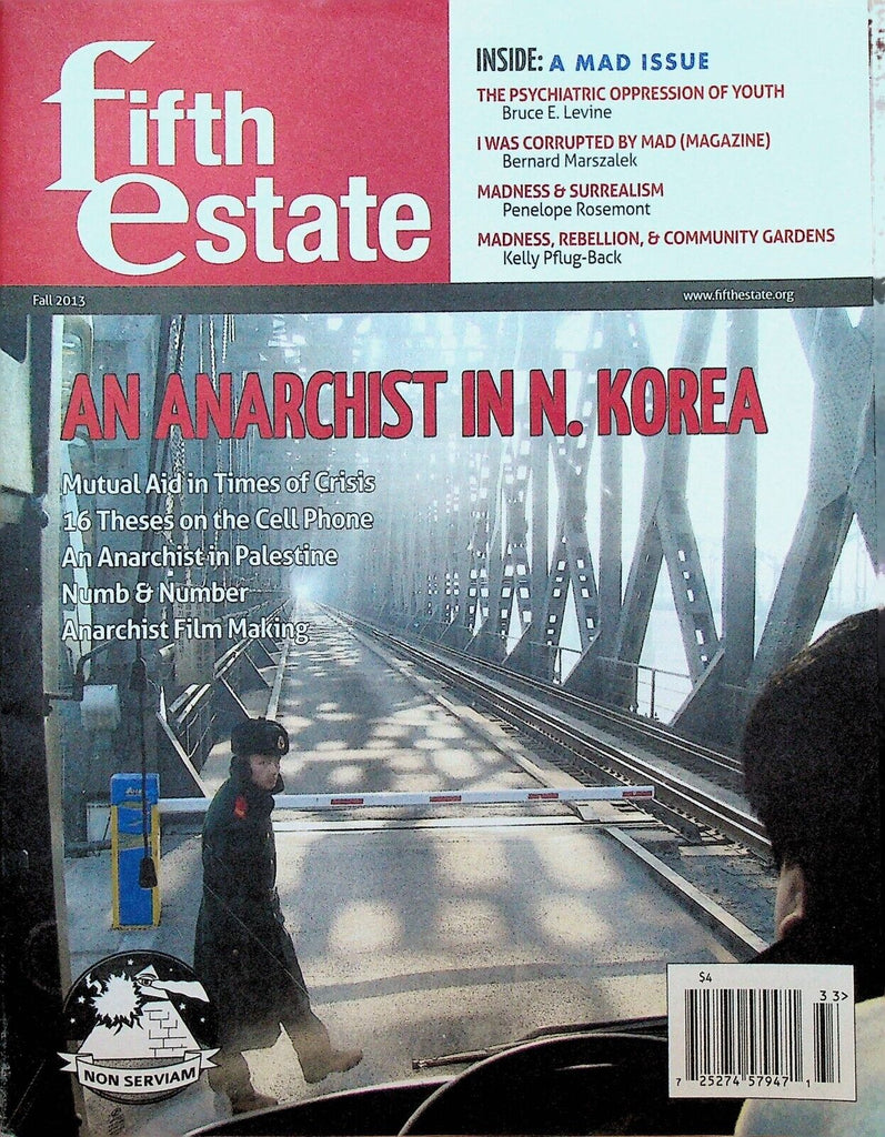 Fifth Estate 390 Fall 2013 Mad Magazine North Korea Palestine David Rovics