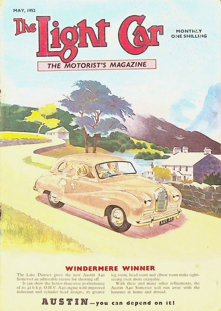 The Light Car Motorist's Magazine May 1952 1937 Morris Ten Vauxhall Engine