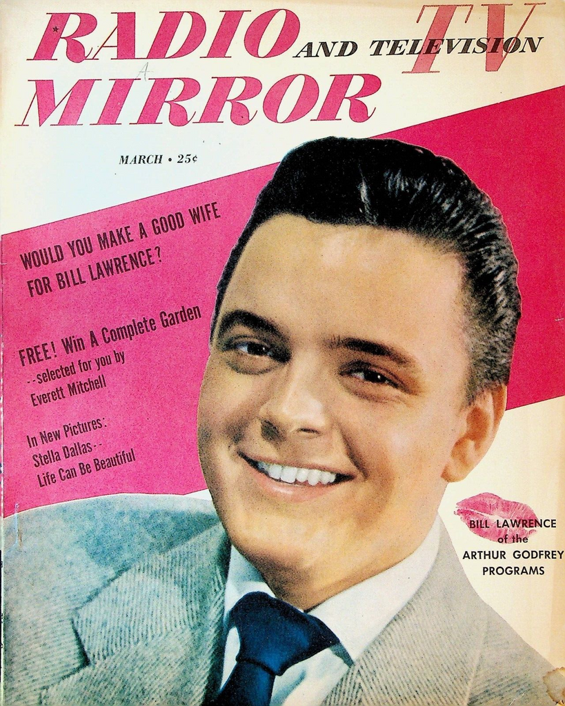 Radio & Television Mirror March 1950 Bill Lawrence Stella Dallas Mary Shipp