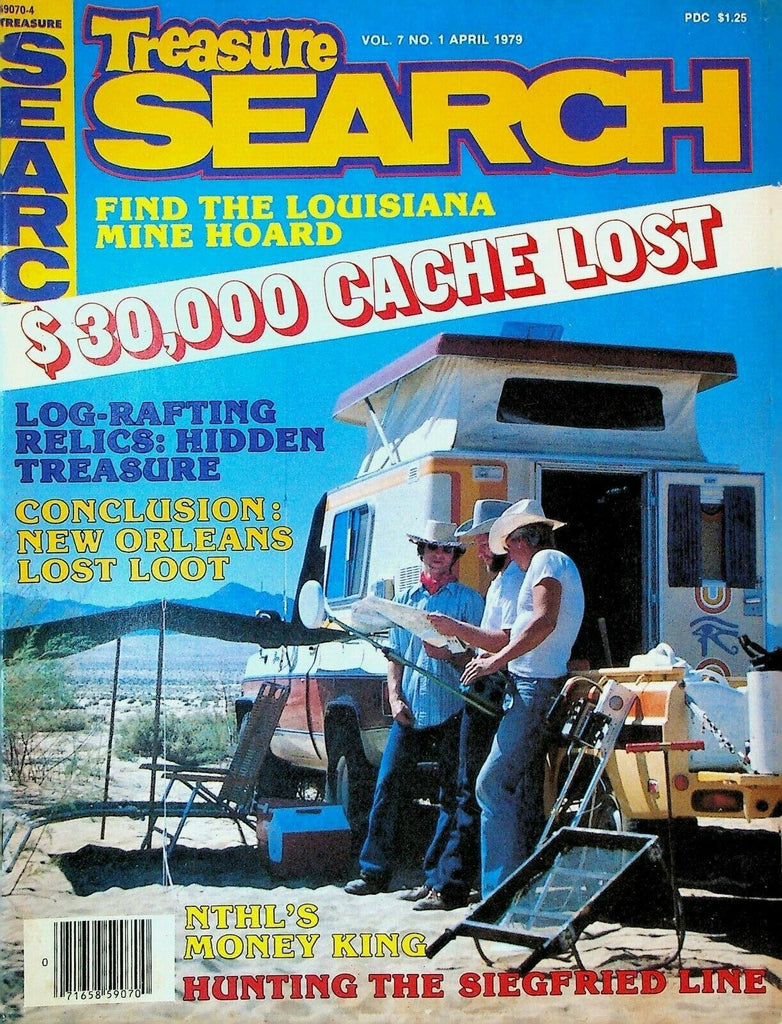 Treasure Search Magazine April 1979 Battle of Nashville Treasure New Orleans