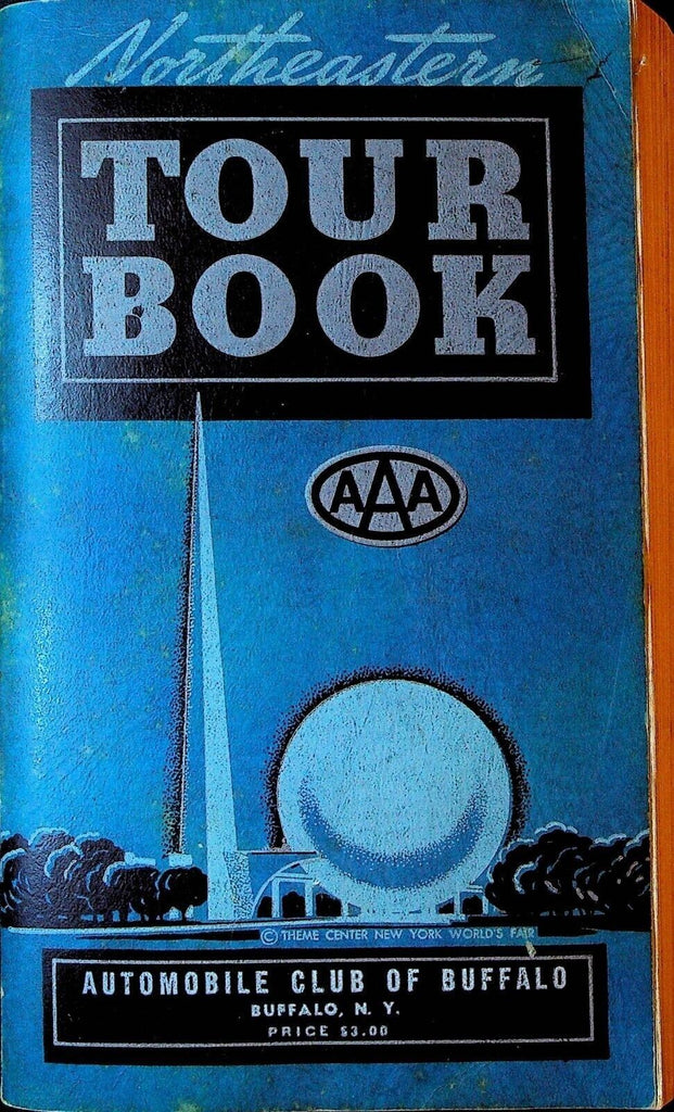 Triple A AAA Northeastern Tour Book 1939 World's Fair Cover Maps