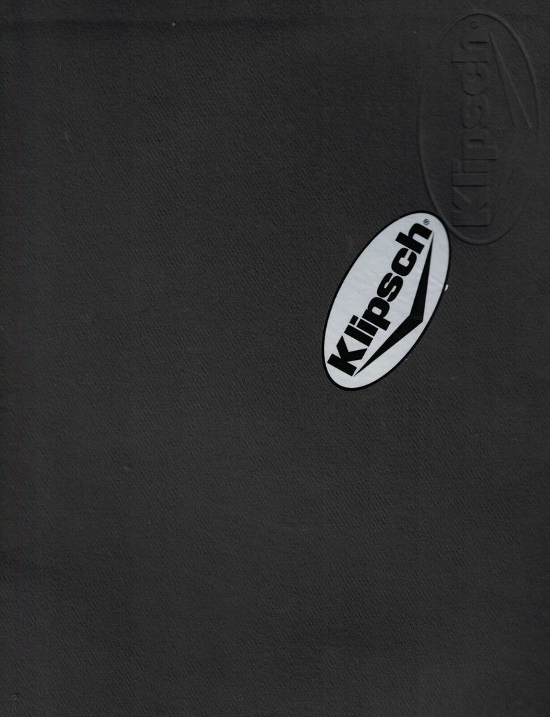 Klipsch Satellite Speakers Owner's Manual 2004