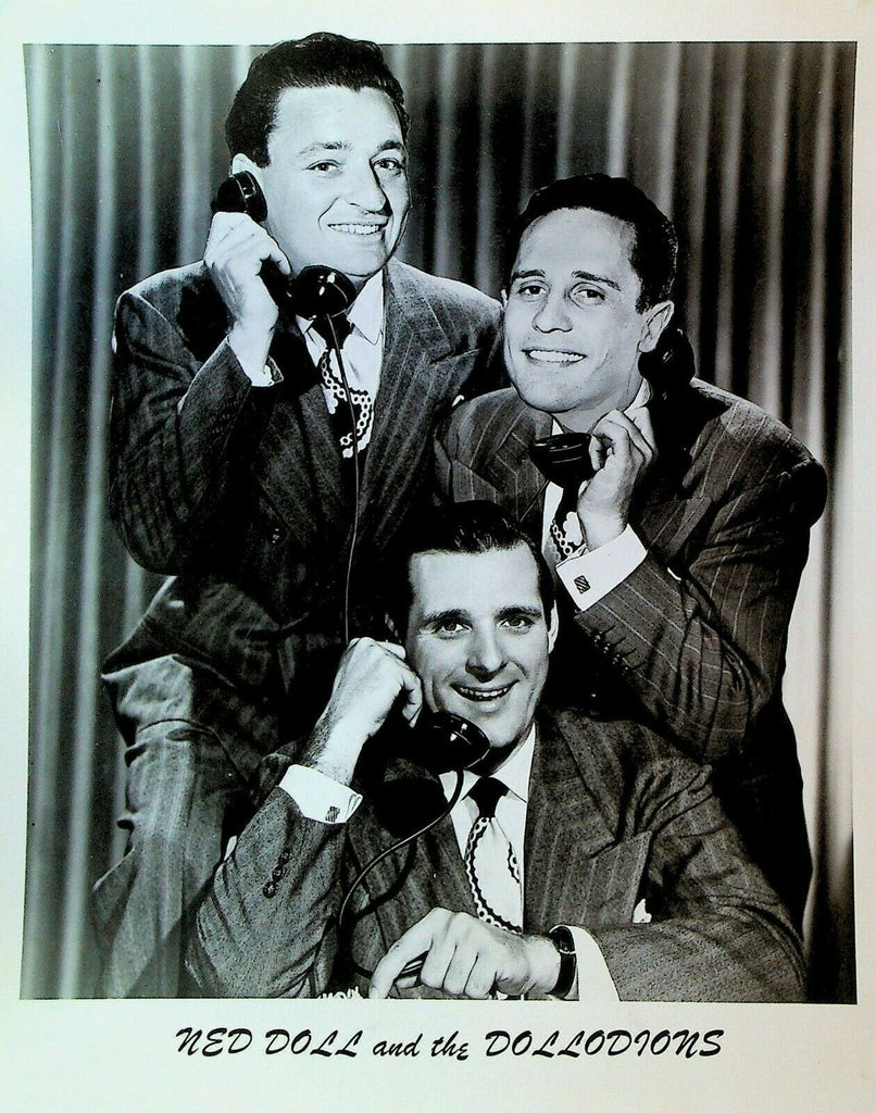 Ned Doll & the Dollodions 1940s Promo Still B/W 8x10