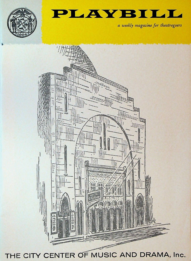 The Servant of Two Masters Playbill February 22 1960 Marcello Moretti