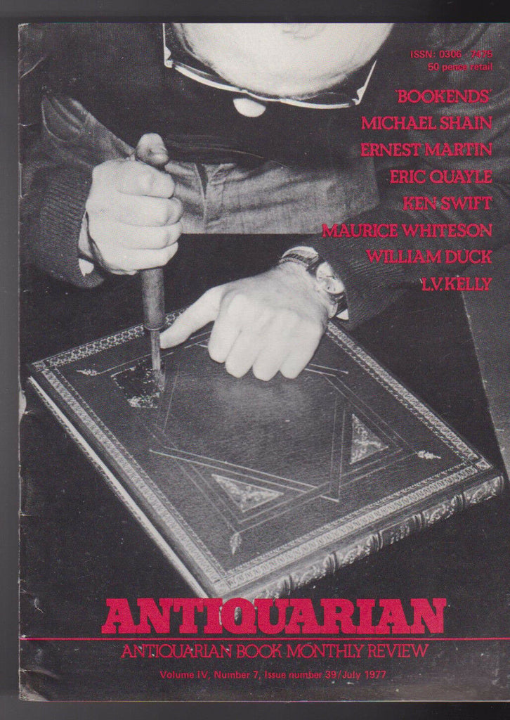 Antiquarian Book Monthly Review July 1977 Rule Book Edinburgh Light Dragoons