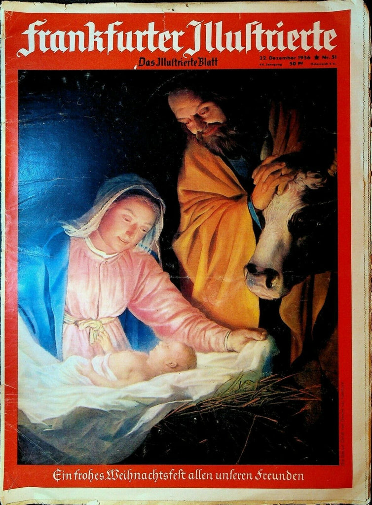 Frankfurter Illustrierte Magazine December 22 1956 Nativity Gina Lollobrigidas