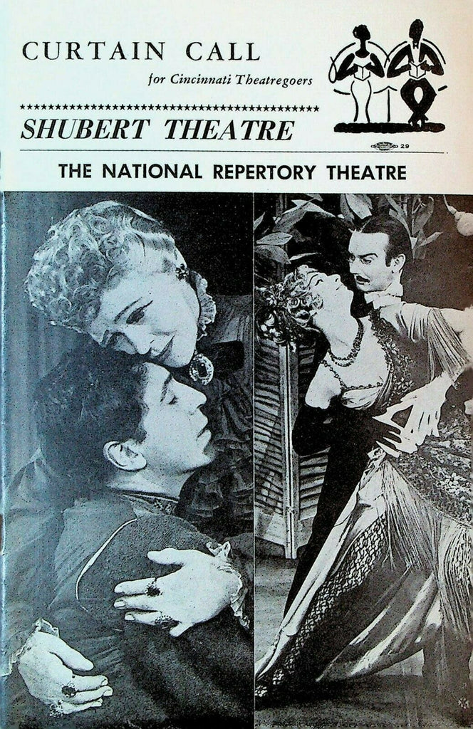 National Repertory Theatre 1964 Playbill Crucible Seagull Ring Round the Moon