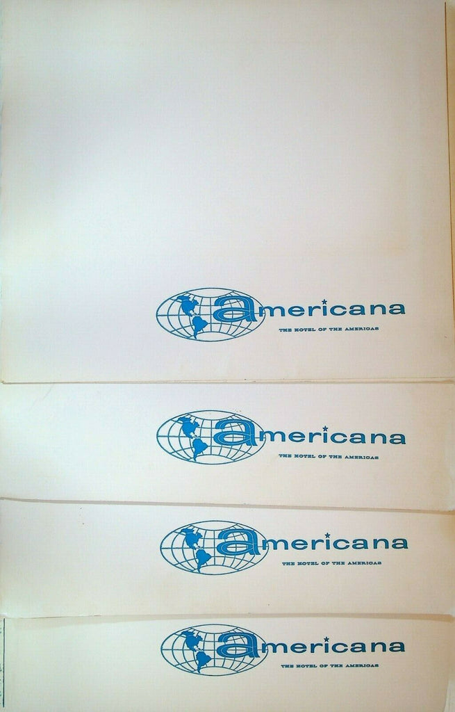 Americana the Hotel of the Americas Souvenir Photo Folder Lot of 4