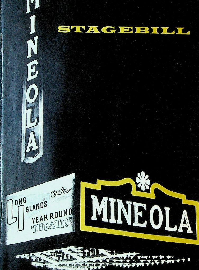 The Irregular Verb to Love Stagebill Mineola Theatre 1960s Claudette Colbert