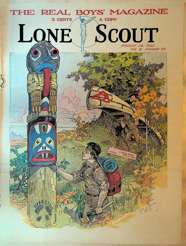 Lone Scout Magazine August 14 1920 Scouting WD Boyce African Safari