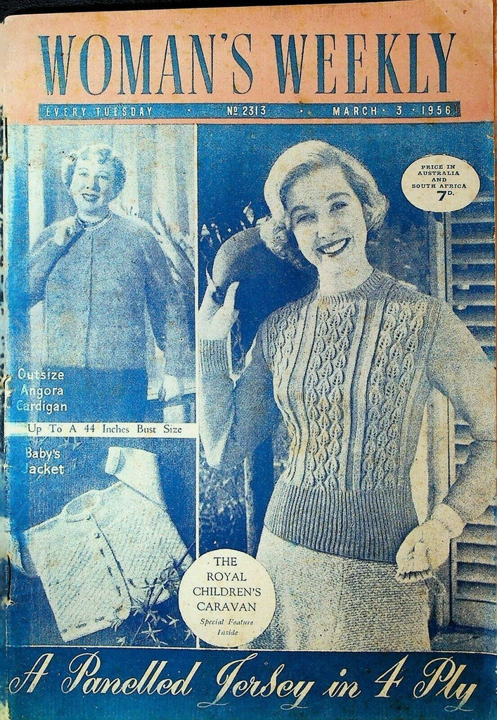Woman's Weekly March 3 1956 Kathryn Blair Prince Charles Princess Anne
